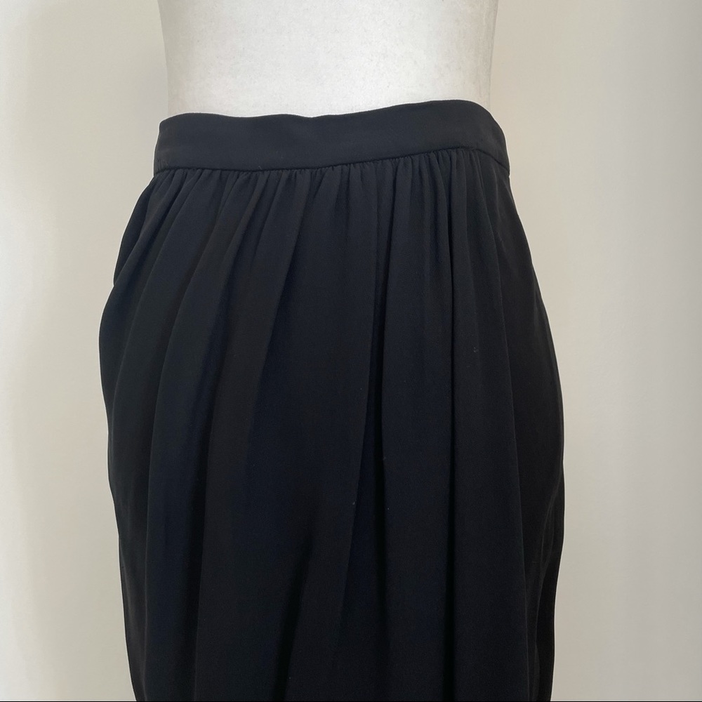 Etro gathered midi skirt